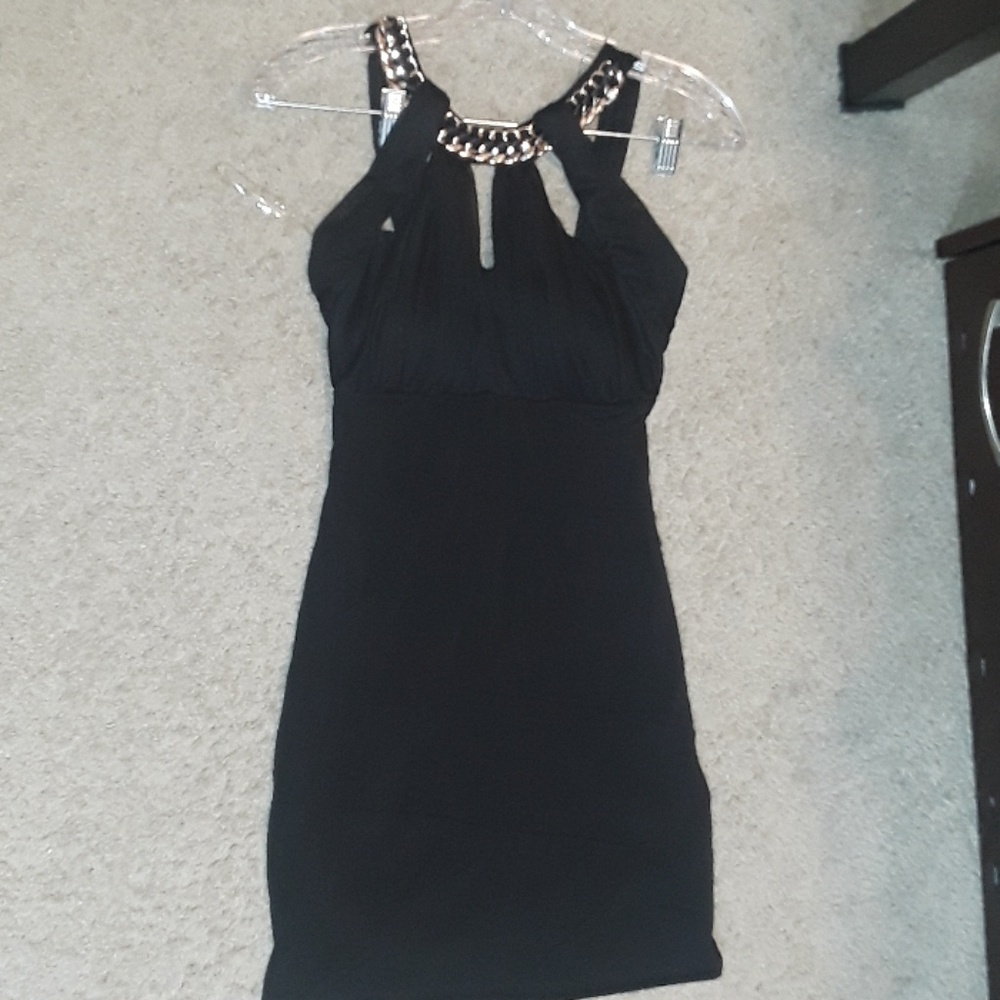 Black cocktail dress